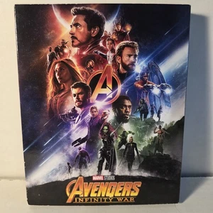 Avengers Infinity War 4K Ultra HD Blu-ray 2-Disc Set Target w Slipcover & Book - Picture 1 of 12