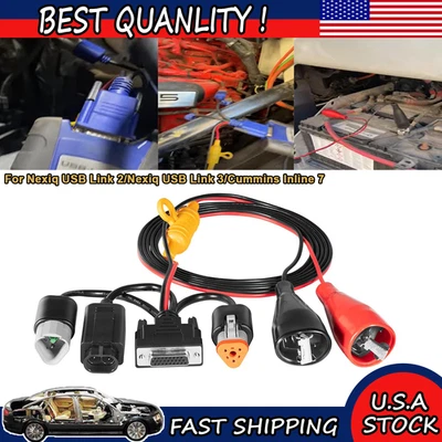 for MPS-493033 Diagnostic Adapter Cable for Cummins 3-Pin or 2-Pin USB-Link 2/3 - Image 1 of 4