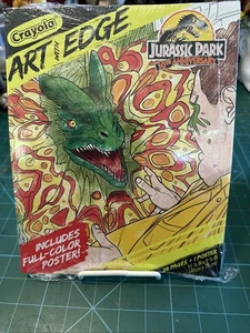 Crayola Art with Edge Jurassic Park 30th Anniversary Coloring Book - Brand New!! - Picture 1 of 5