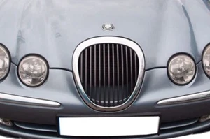 Genuine Jaguar S Type 1999-2002 Chrome Radiator Grille With Grey Slats - XR81067 - Picture 1 of 1