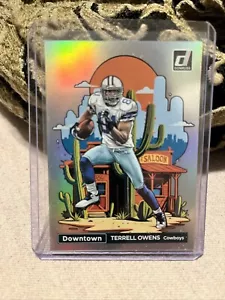 2024 Donruss Downtown Terrell Owens ! Cowboys Eagles 49ers HOF Rare - Picture 1 of 2