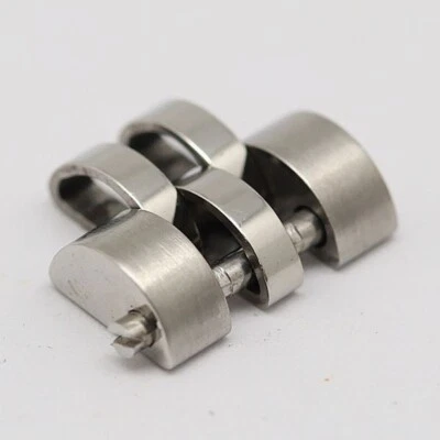 Rolex Genuine 1 Link Women's Wrist Watch 10mm Belt Band Bracelet Parts Silver - Image 1 of 3