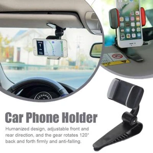 360°Mount Holder Car Dashboard Sun Visor Mirror Stand Phone For Mobile GPS X3A0 - Picture 1 of 13