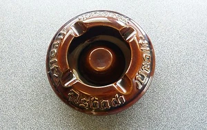 Vintage Asbach Uralt Heinrich German Brandy Advertising Art Pottery Ashtray - Picture 1 of 4