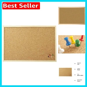 Versatile DIY Cork Board 60CM x 90CM with Self-Healing Surface and Push Pins - Picture 1 of 6