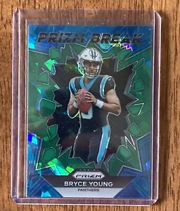 2023 Panini Prizm Bryce Young Rookie RC Prizm Break #PB-3 Green Wave Panthers