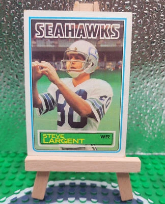 1983 Topps #389 Steve Largent  Seattle Seahawks - Image 1 of 2