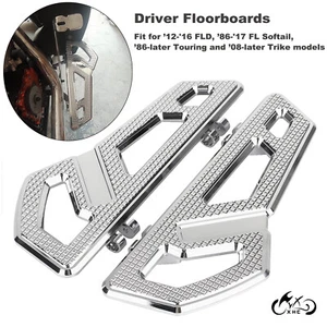 Chrome Driver Floorboard Footboard For Harley Touring Street Glide Special FLHXS - Picture 1 of 16