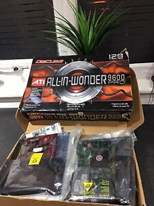 ATI AIW All In Wonder 9600 PRO 128 MB DDR BOXED WITH ALL CABLES.