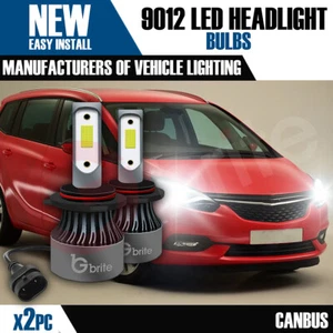VAUXHALL ZAFIRA TOURER 2x SN30 9012 HIR2 White LED dipped high beam Kit Canbus - Picture 1 of 7