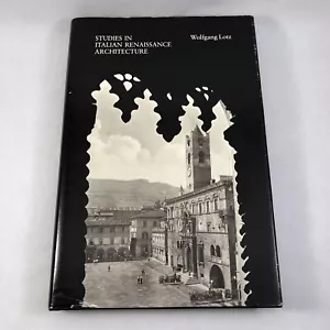 Studies in Italian Renaissance Architecture Wolfgang Lotz MIT Press HC 1977 - Picture 1 of 13