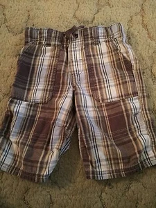 Gymboree Rock On Boys Shorts Size 5 Pull On Brown - Picture 1 of 1