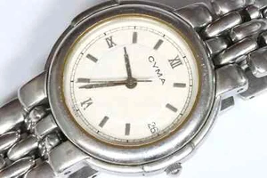 Cyma defective quartz ETA 955.414 watch for restore - Imagen 1 de 11