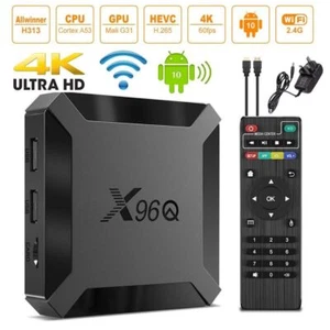 Android 10.0 TV Box,X96 Mini 2024 Upgraded Version X96Q 2GB RAM 16GB ROM UK Plug - Picture 1 of 13