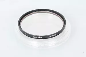 GENUINE MINOLTA UV F55NA 55MM CAMERA LENS FILTER FOR HI-MATIC 11 - Picture 1 of 2