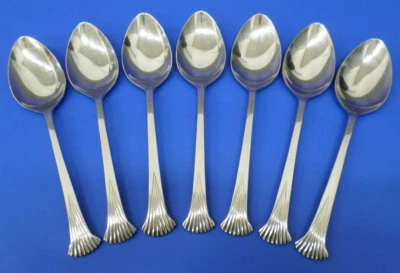 7 - CUCHARAS SOPERAS HONG KONG cubiertos de acero inoxidable punta acampanada brillante Oxford Hall OXH62 Foto 1 de 4