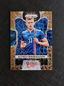 Prizm World Cup 2018 Alfred Finnbogason - ICELAND Gold Lazer /15 