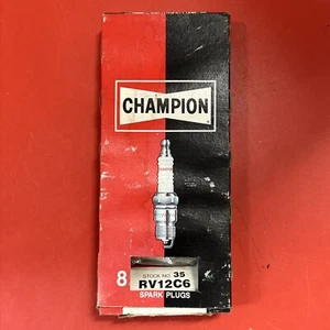 Champion Copper Plus 35 Spark Plugs RV12C6 (Pack of 7) - Picture 1 of 3