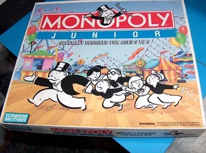 Monopoly Jr. Board Game Ages 5-8 1990 Junior Jr complete - Picture 1 of 6