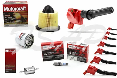 Kit de puesta a punto Ford F150 2007 4,6 L V8 bobina de encendido de alto rendimiento DG508 SP493 Foto 1 de 4