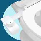 Bidet with Dual Nozzles, Self-Cleaning, Non-Electric, Pearl White, Modern Design