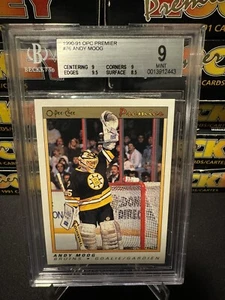 1990 Opc Premier Andy Moog BGS 9 - Picture 1 of 1