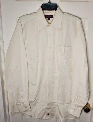 Camisa de vestir Nordstrom Classic 2 X 2 Pinpoint para hombre 100 % algodón 16,5 - 36 Foto 1 de 4