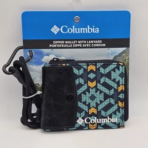 Portafoglio Columbia con cerniera e cordino nuovo con etichette nuovo con etichetta - Foto 1 di 2
