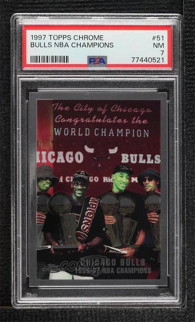 1997-98 Topps Chrome - Scottie Pippen/Ron Harper/Dennis Rodman