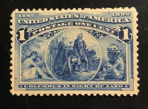 US Stamp #230, MRG, F/VF, 1892 COLUMBIAN EXPOSITION, CHICAGO, NO HINGE MARKS - Picture 1 of 6
