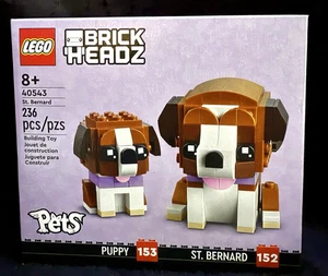LEGO Brickheadz "Haustiere" 40543 Bernhardiner (nicht mehr im Handel erhältlich) Neu im Karton - Bild 1 von 2