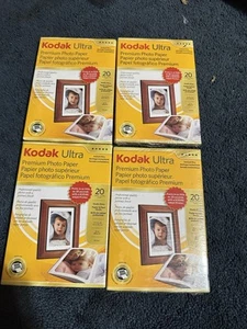 �� Kodak Ultra Premium Photo Paper Studio Brillant. Il y a 20/4 x 6 feuilles. - Photo 1/3