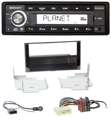 Continental USB 1DIN AUX DAB MP3 Autoradio für Nissan Micra, Note (ab 2013) - Bild 1 von 4