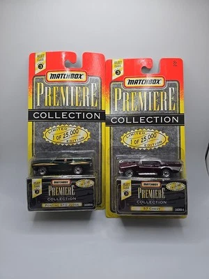 Lot of 2 Matchbox Premiere Collection Cars Pontiac GTO Judge 57 Chevy  - Image 1 of 3