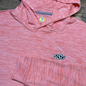 Sudadera con capucha Johnnie-O Oklahoma State OSU Talon peso pluma rendimiento para hombre talla L - Imagen 1 de 3
