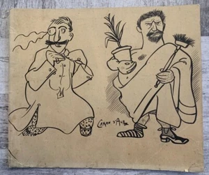 CARAN D'ACHE (1858-1909) Encre Portrait Caricature Scientifique BD Humour Satire - Bild 1 von 11