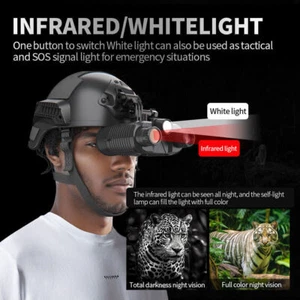 1080P Head Mounted Night Vision Binoculars Infrared Night Vision NV8160 - Picture 1 of 21