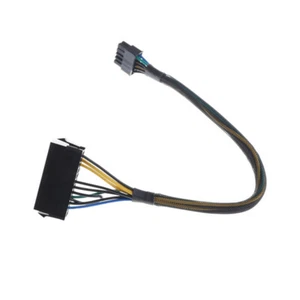 ATX PSU Power Supply Adapter Cable 24 Female To 10 Pin For Lenovo Motherboar-fo - Afbeelding 1 van 6