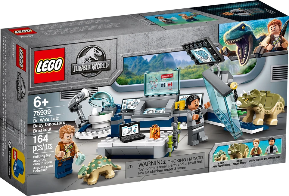 LEGO Jurassic World: Dr. Wu's Lab: Baby Dinosaurs Breakout (75939) - Image 1 of 1