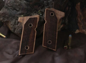 KSD Brand Beretta Vertec, 92X Vertec, Compatible Walnut Grips Stripled - Picture 1 of 1