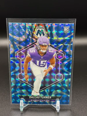 🔥 2024 Panini Mosaic Dallas Turner Reactive Blue -  RC #317 🔥 - Image 1 of 2
