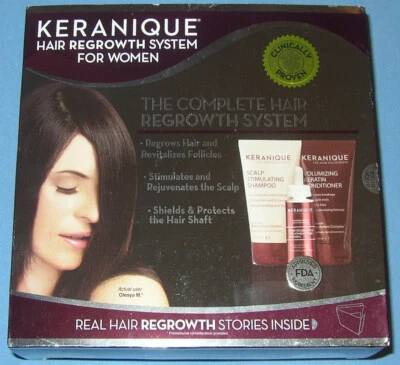 Keranique Sistema de Regeneración del Cabello Tratamiento para Mujeres 30 Días Kit de Inicio Nuevo/Sellado Foto 1 de 4