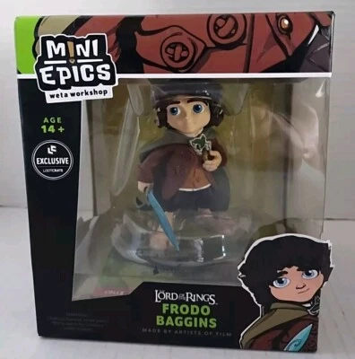 NEW Lord of the Rings Frodo Baggins Figurine, Mini Epics Weta Workshop 2018 - Image 1 of 4