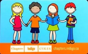 CHAPTERS INDIGO COLES CHILDREN OFF INTERNET READING BOOKS COLLECTIBLE GIFT CARD - Picture 1 of 2