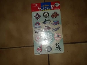 Adesivo logo squadra baseball MLB American League 1997 AG sticker mondo 2 fogli - Foto 1 di 2