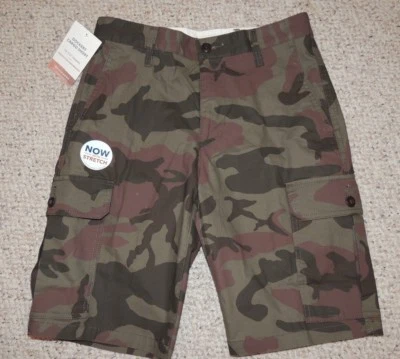 Pantalones Cortos de Carga Dockers Para Hombres Talla 29 Ejército Camuflaje Frente Plano Algodón Informales Foto 1 de 2