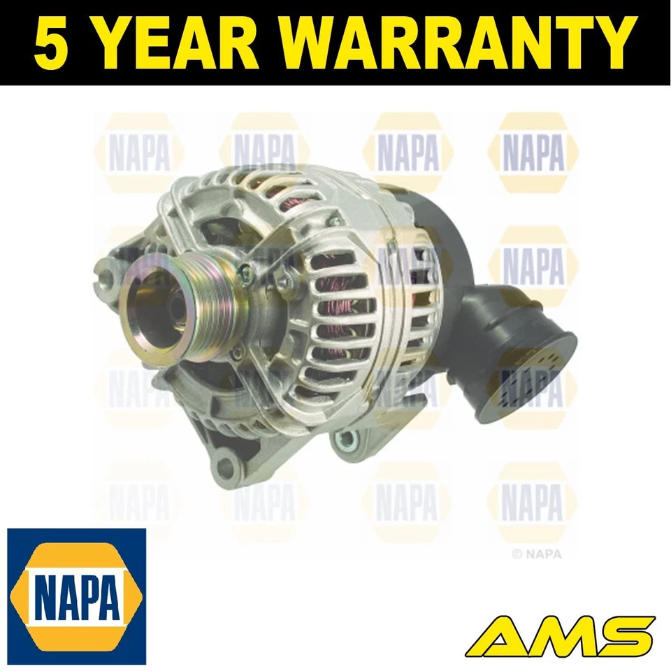 Alternador NAPA compatible con BMW Serie 3 1998-2007 Serie 5 1996-2004 Z3 1995-2002 Foto 1 de 2