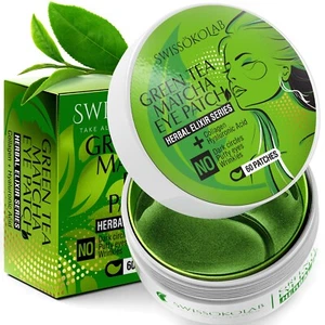 Green Tea Under Eye Patches Eye Mask Collagen Eye Pads Anti Dark Circle - Picture 1 of 7