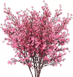 AILANDA 6 Bundles Artificial Flowers Gypsophila Bouquets Pink Spring Floral - Picture 1 of 12