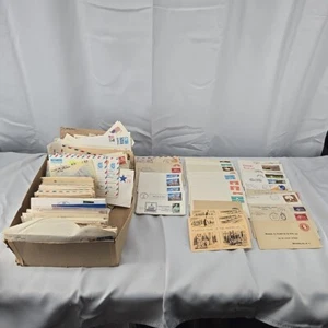 Vintage Lot Of New And Used US/Foreign Mail Post Cards And Prestamped Pieces - Picture 1 of 14